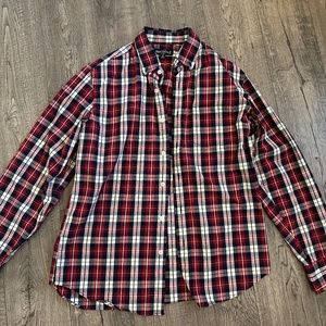J. Crew Mercantile Flex Plaid Button Down